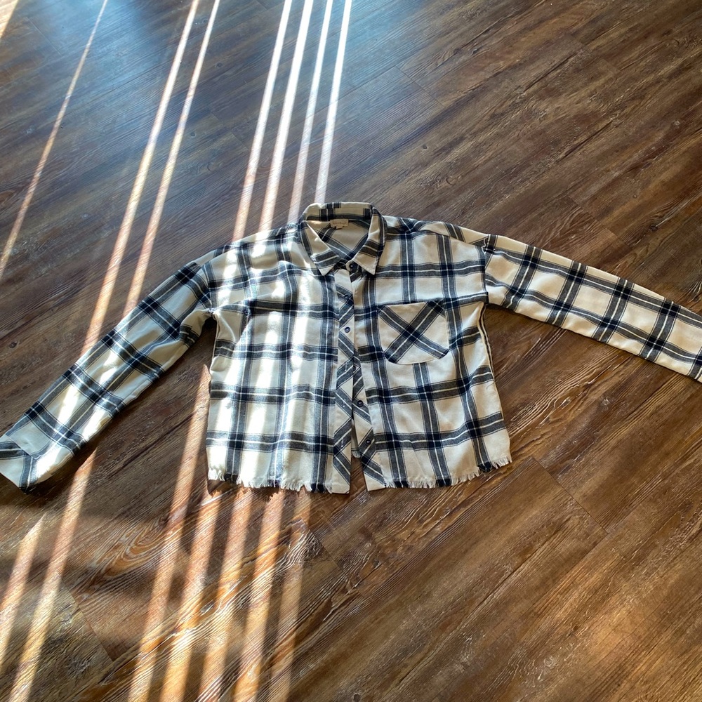 Plaid fall top